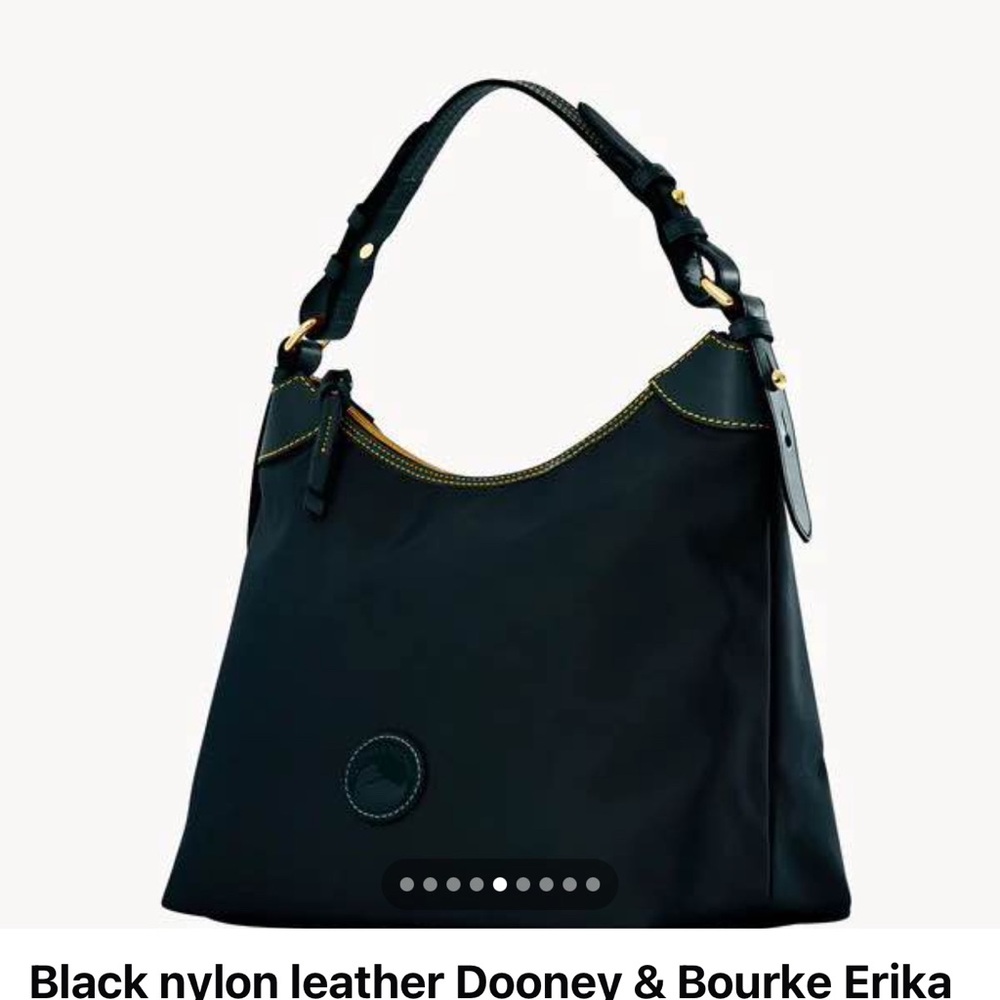 Dooney & Bourke Large Canvas & Leather Ericka Bag